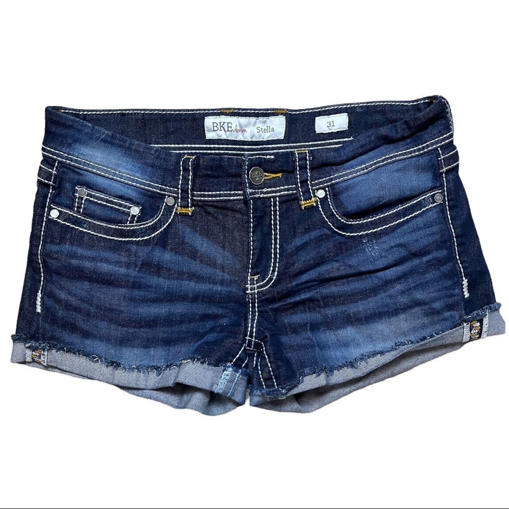BKE Stella Dark Indigo Denim Women’s Shorts